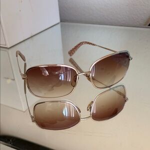 Stylish Coach Gold Sunglasses for Women